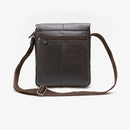 Bolsa Tiracolo Em Couro Café